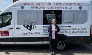 Matthew Dawson with Lancs Fire and Rescue